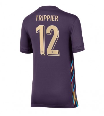 England Kieran Trippier #12 Replika Udebanetrøje Dame EM 2024 Kortærmet